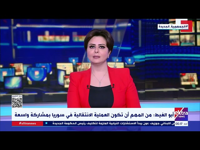 ⁣أبو الغيط: من المهم أن تكون العملية الانتقالية في سوريا بمشاركة واسعة