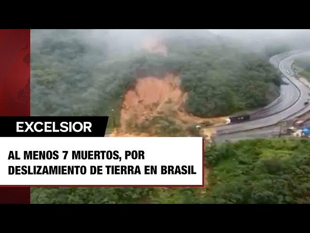 ⁣Al menos 7 muertos, varios niños, por deslizamiento de tierra en Brasil