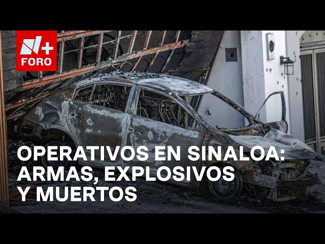 ⁣Aseguran armamento en Sinaloa: Fuerzas federales y estatales actúan - Las Noticias