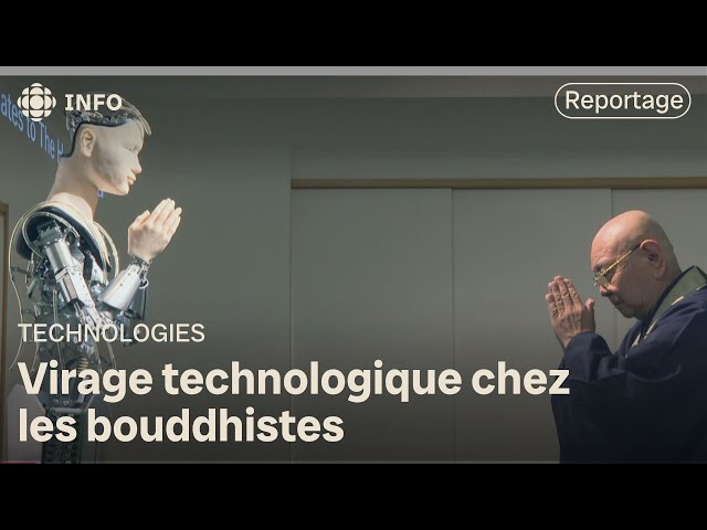 ⁣Japon : un moine robotisé androïde enseigne des sutras