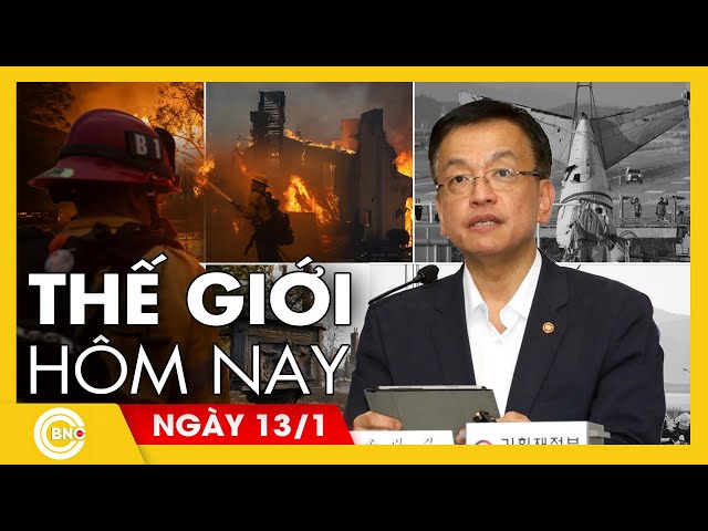 ⁣Tin thế giới hôm nay: Nhiều biểu tượng Mỹ bị thiêu rụi, thiệt hại trăm tỷ; Cập nhật vụ Jeju Air