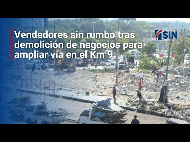 ⁣Vendedores sin rumbo tras demolición de negocios para ampliar vía en el Km 9