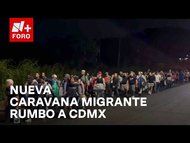 ⁣Tercera caravana migrante parte de Tapachula en busca de llegar a la Ciudad de México - Las Noticias