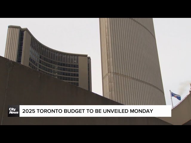 ⁣Toronto's 2025 budget launches on Monday