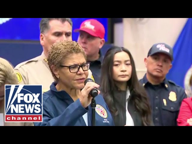 ⁣LA Mayor Karen Bass ‘not concerned’ with claims of ‘animosity’ from Trump