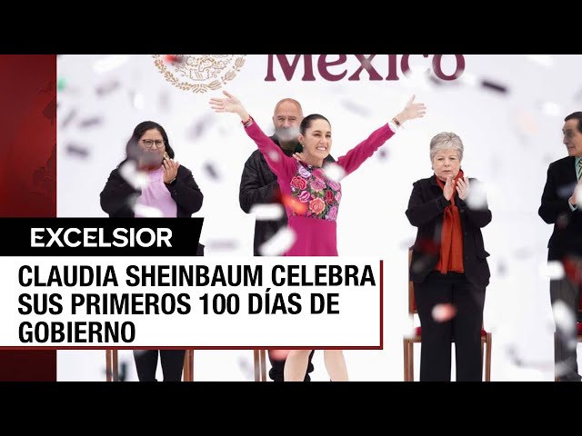 ⁣Así se vivió el informe de Claudia Sheinbaum por sus 100 días de gobierno