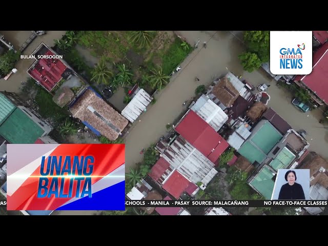 ⁣Ilang barangay sa Sorsogon, binaha | Unang Balita