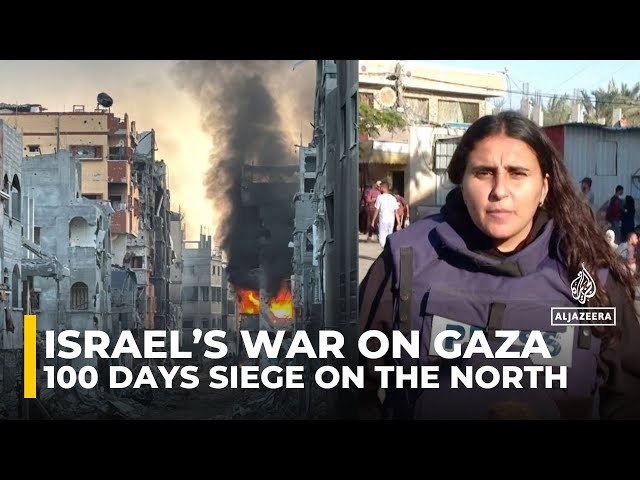 ⁣Israeli siege of north Gaza leaves 5,000 dead, missing after 100 days