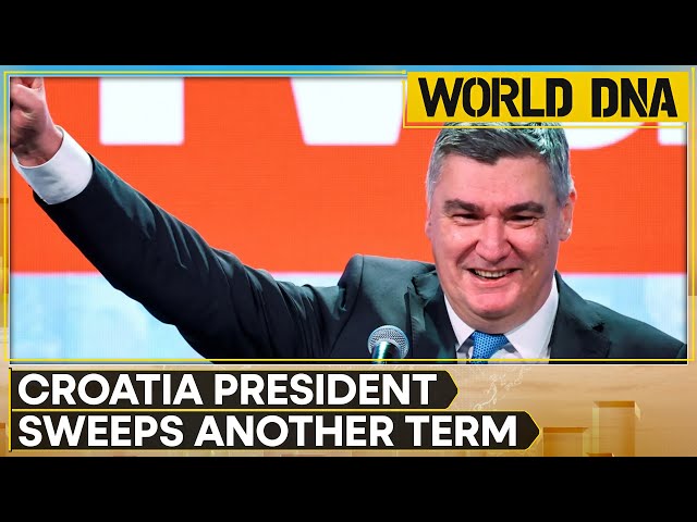 ⁣Croatia: Russian-friendly Incumbent Zoran Milanovic Re-elected President | World DNA | WION