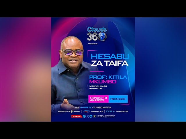 ⁣LIVE: CLOUDS 360 NA PROF. KITILA MKUMBO I DIRA YA MAENDELEO YA TAIFA 2050 I MASTORI YA TOWN