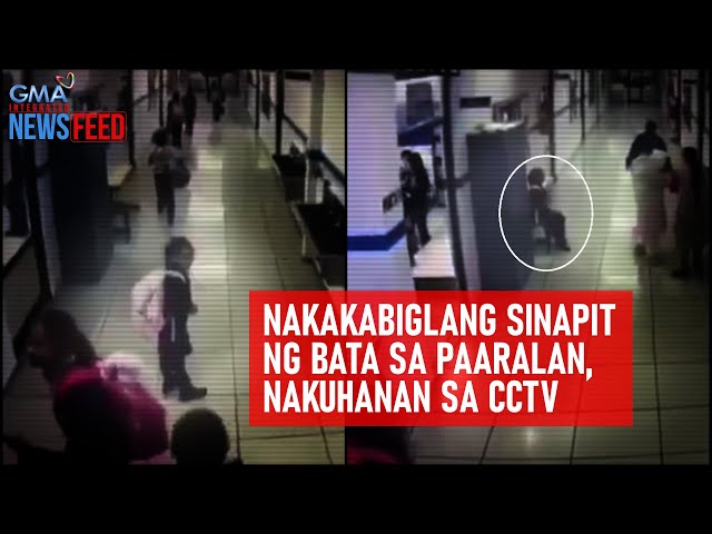 ⁣Nakakabiglang sinapit ng bata sa paaralan, nakuhanan sa CCTV | GMA Integrated Newsfeed