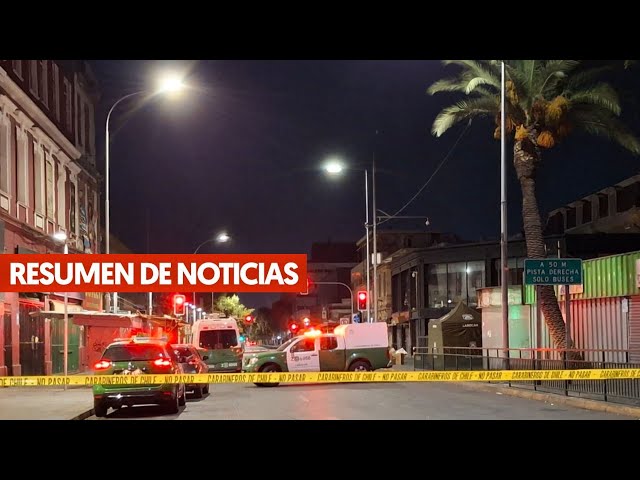 ⁣Carabinero en estado crítico tras balacera en Estación Central - Resumen de noticias 12 de enero