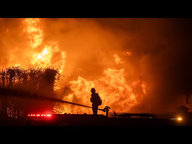 ⁣Los Angeles wildfires death toll rises to 24