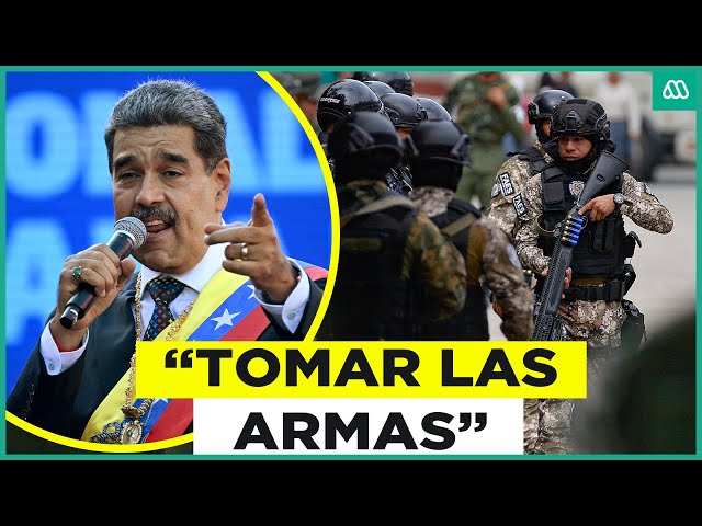 ⁣“Tomar las armas”: Maduro lanza advertencia en medio de presión internacional