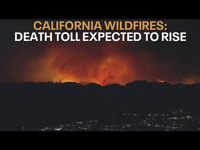 ⁣California fires: At least 24 dead, winds to strengthen