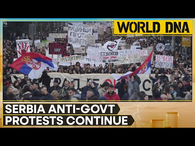 ⁣Serbia: Thousands Protest Against Violation Of Civil Rights And Corruption | WION | World DNA