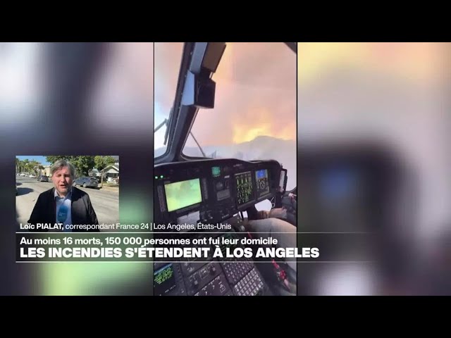 ⁣Los Angeles : le Palisades fire continue de se propager • FRANCE 24