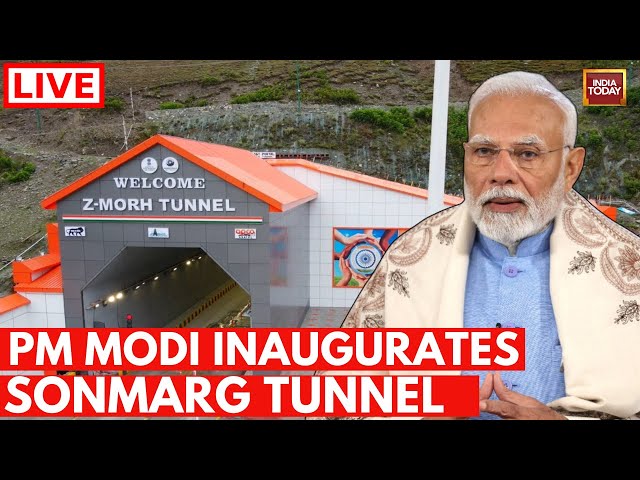 ⁣PM Modi LIVE: PM Modi Inaugurates Sonmarg Tunnel In Jammu & Kashmir | PM Modi Speech In J&K