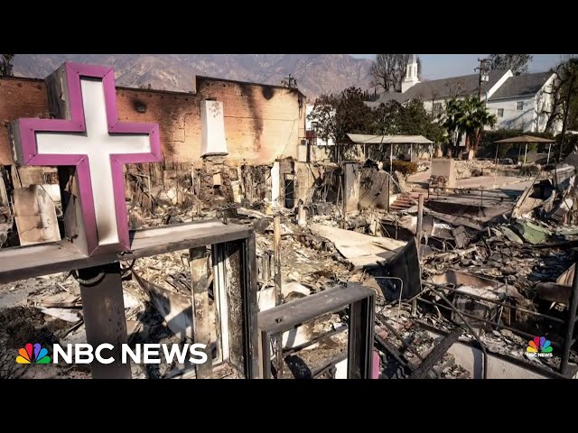 ⁣Finding faith after the fires