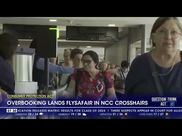 Overbooking lands FlySafair in NCC crosshairs