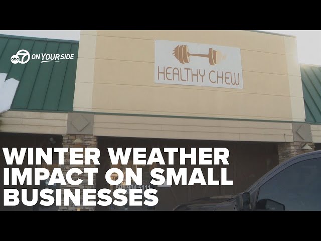 ⁣Severe winter weather's impact on small businesses