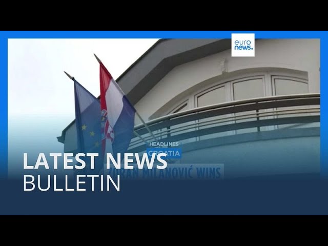 ⁣Latest news bulletin | January 13th – Morning