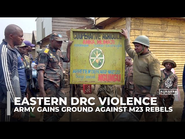 ⁣Army gains ground against M23 rebels in Eastern DRC, retakes Ngungu amid intensified fighting