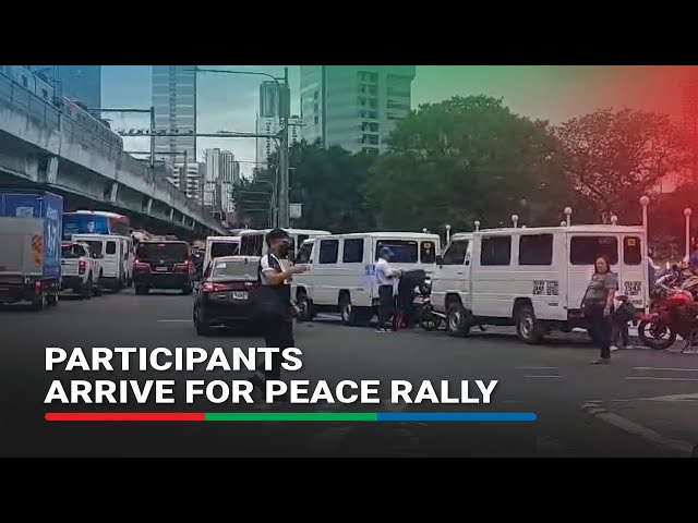 ⁣WATCH: Traffic situation as participants arrive for INC’s Rally for Peace