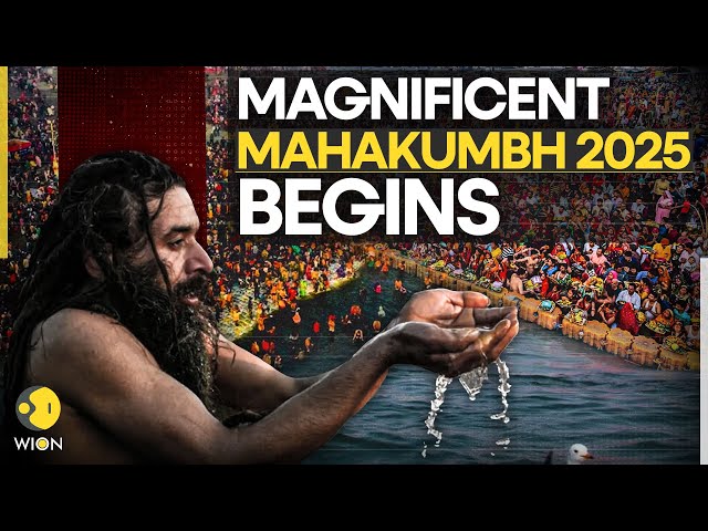 ⁣Maha Kumbh 2025 LIVE: 1st Day Of Auspicious Maha Kumbh Begins In Prayagraj | India News | WION