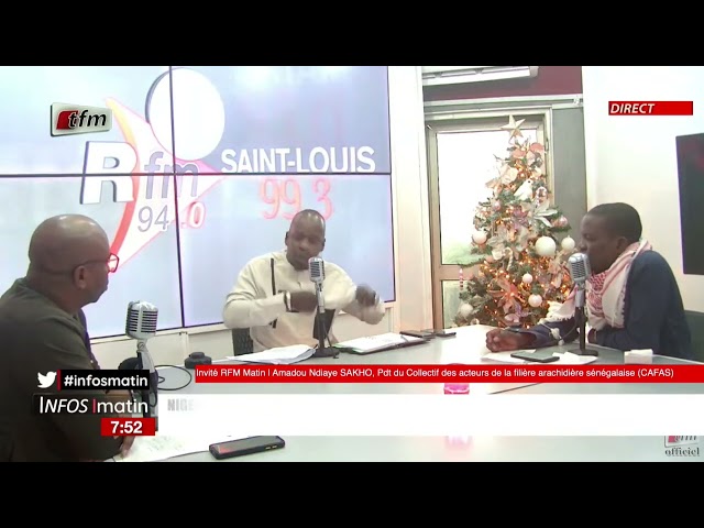 ⁣l´invite de la rfm matin | Amadou Ndiaye SAKHO, Pdt du Collectif des acteurs de la filière arachidiè