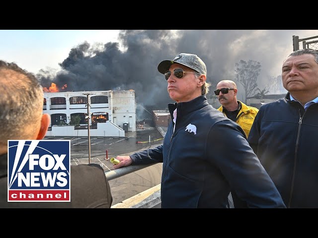 ⁣Gavin Newsom does damage control in wake of devastating wildfires