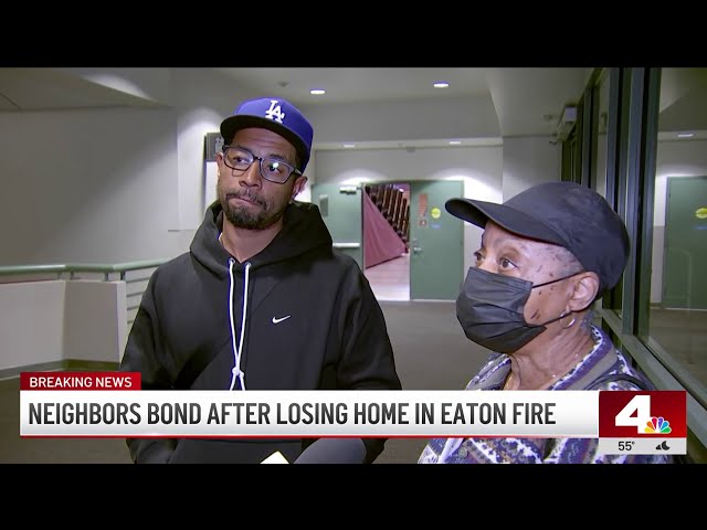 ⁣Altadena neighbors bond after losing homes in Eaton Fire