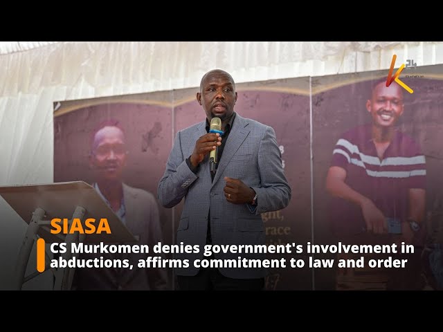 ⁣CS Murkomen denies government's involvement in abductions