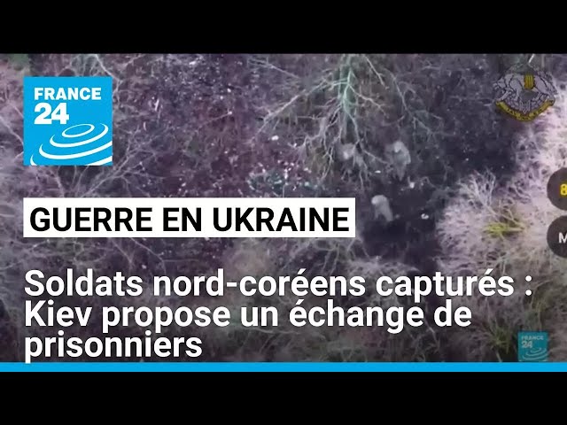 ⁣Soldats nord-coréens capturés : Kiev propose un échange de prisonniers • FRANCE 24