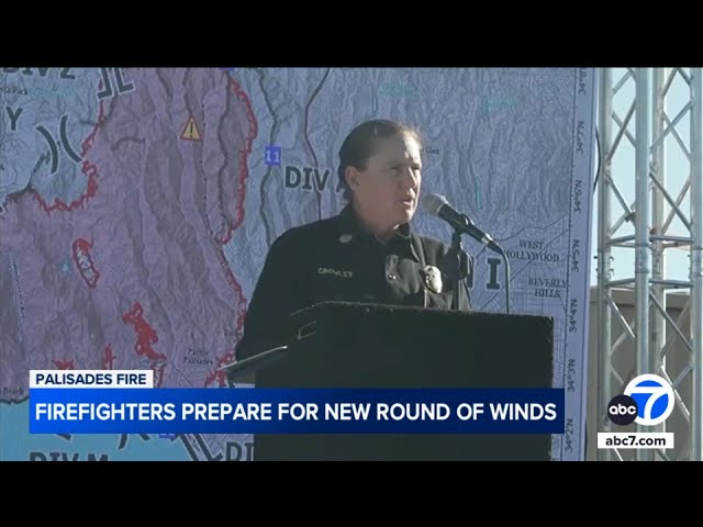 ⁣‘We are ready,’ LAFD chief says as crews prepare for more strong winds