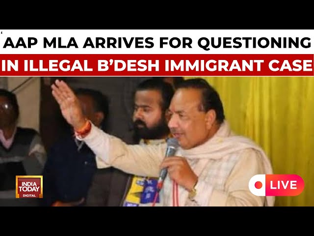 ⁣AAP MLA Mahindra Goyal Questioned Over Alleged Forged Documents In Bangladeshi Syndicate Case