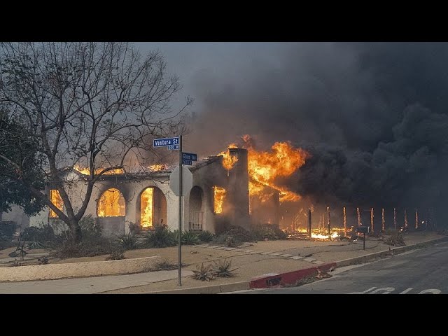 ⁣Los Angeles wildfires claim 24 lives and leave thousands homeless