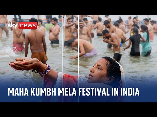 ⁣Maha Kumbh mela: The world's largest religious gathering kicks off in India