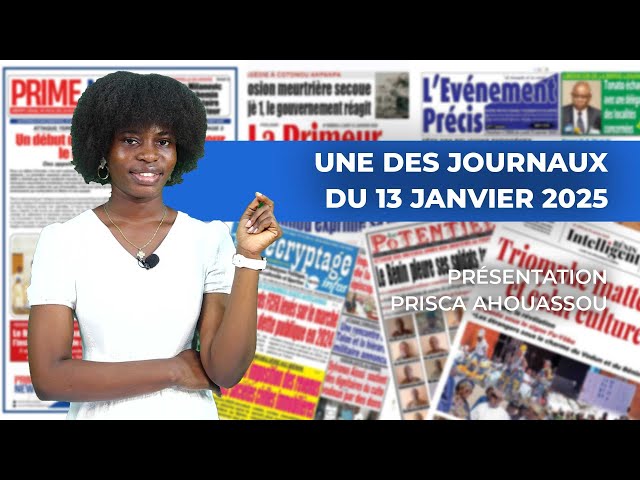 ⁣UNE DES JOURNAUX DU 13 JANVIER 2025