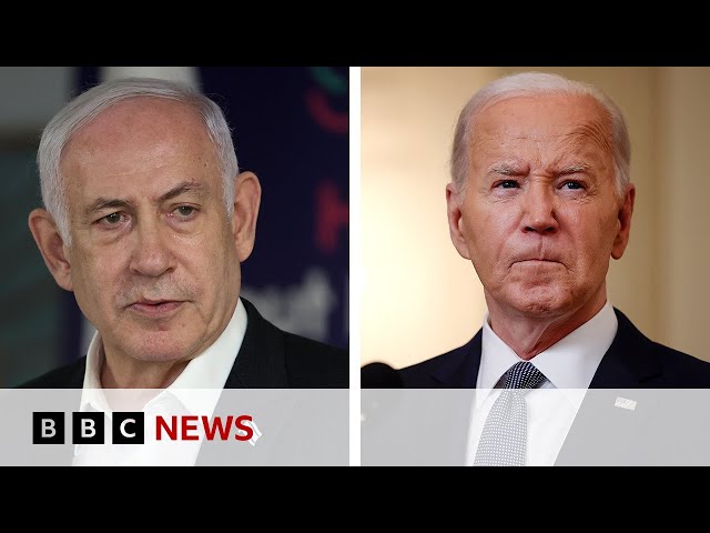 ⁣Benjamin Netanyahu and Joe Biden discuss Gaza ceasefire talks as momentum builds | BBC News