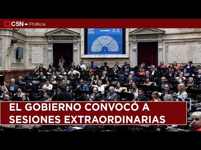 ⁣EL GOBIERNO CONVOCÓ a SESIONES EXTRAORDINARIAS: DEBATIRÁN FICHA LIMPIA y JUICIO en AUSENCIA