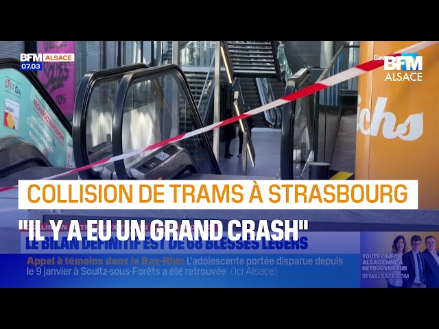 ⁣Collision entre deux trams à Strasbourg: causes possibles et témoignage