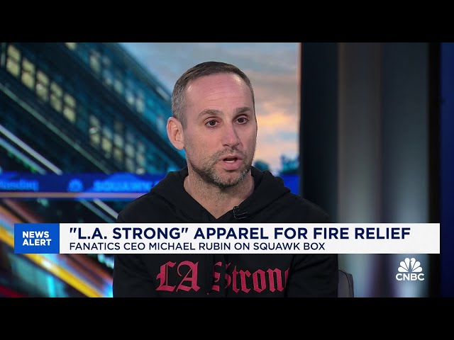 ⁣Fanatics CEO Michael Rubin on LA wildfires: A lot of entrepreneurial business leadership is needed