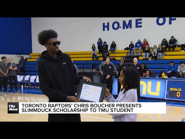 ⁣Raptors’ Chris Boucher’s big moment off the court