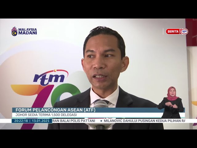 ⁣13 JAN 2025 – BERITA PERDANA – FORUM PELANCONGAN ASEAN (ATF) ; JOHOR SEDIA TERIMA 1,500 DELEGASI