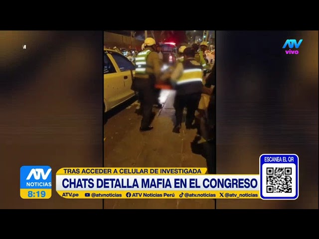 ⁣Andrea Vidal: Chats de extrabajadora del Congreso detallarían mafia en el parlamento