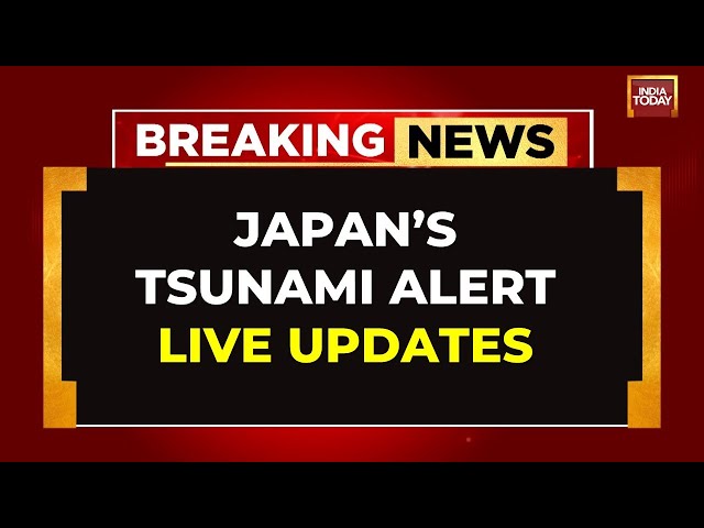 ⁣Japan Tsunami LIVE News | Tsunami Alert In Japan | Earthquake In Japan | India Today LIVE