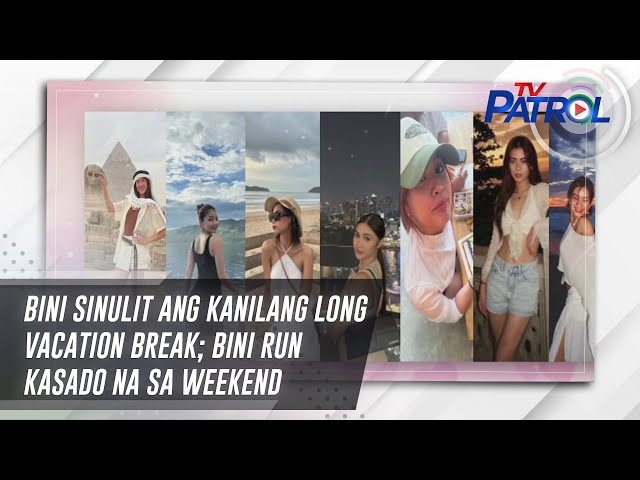 ⁣BINI sinulit ang kanilang long vacation break; BINI Run kasado na sa weekend