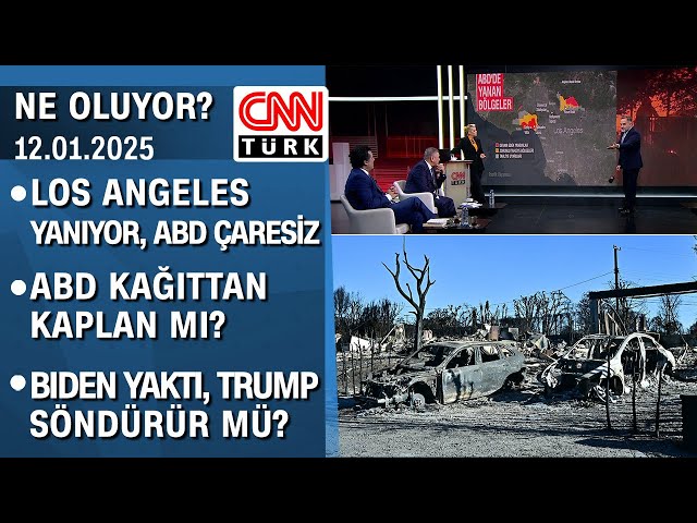 ⁣Los Angeles yanıyor, ABD çaresiz! Amerikan rüyası bir yangınla çöktü - Ne Oluyor? 12.01.2025 Pazar