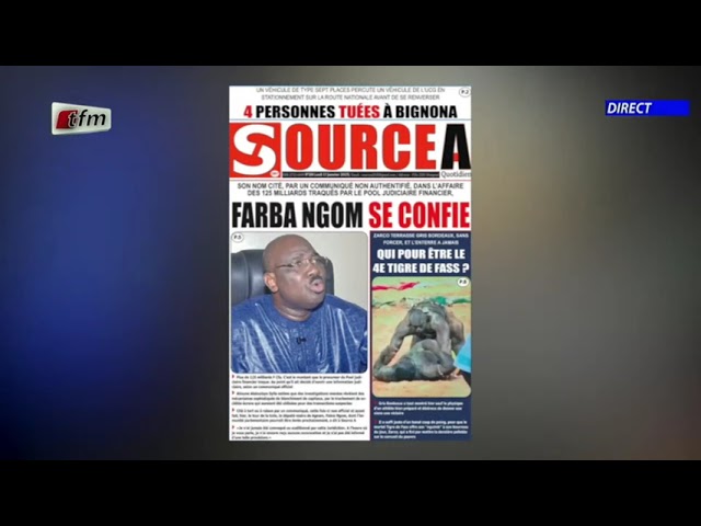 ⁣Revue de Presse du 13 Janvier 2025 présenté par Mamadou Mouhamed Ndiaye